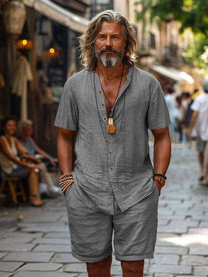 Elegant Short Sleeved Set