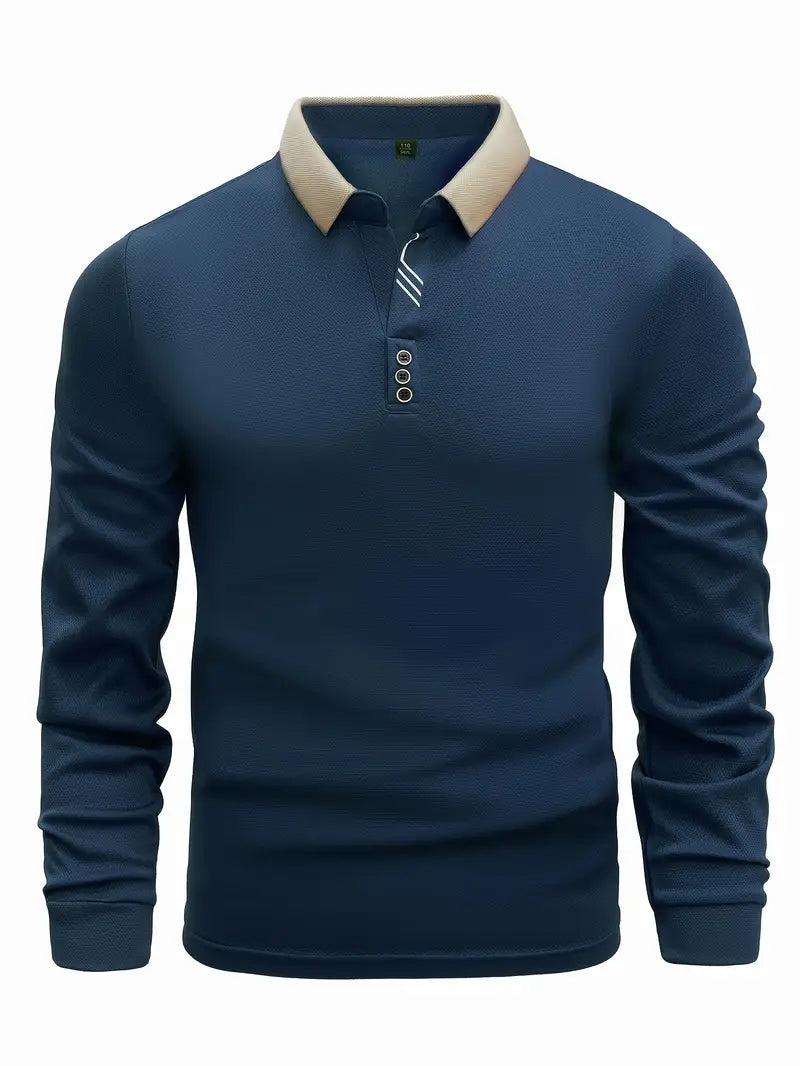 Lightweight Polo Sweater