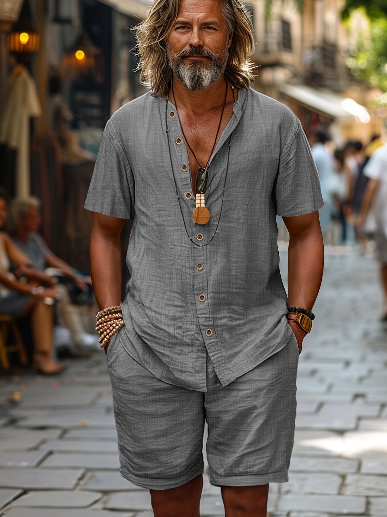 Elegant Short Sleeved Set