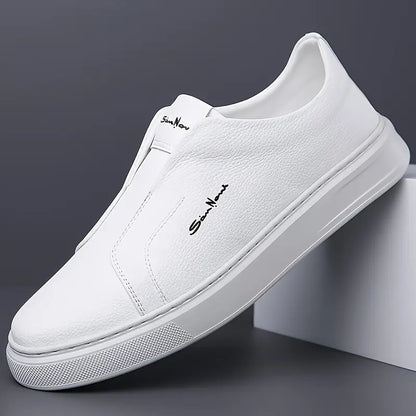Leather Slip-On Shoes