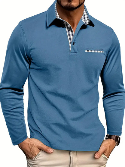 Polo Shirt with Long Sleeves