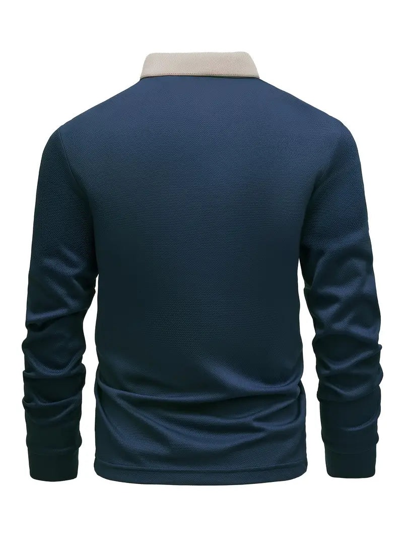 Lightweight Polo Sweater