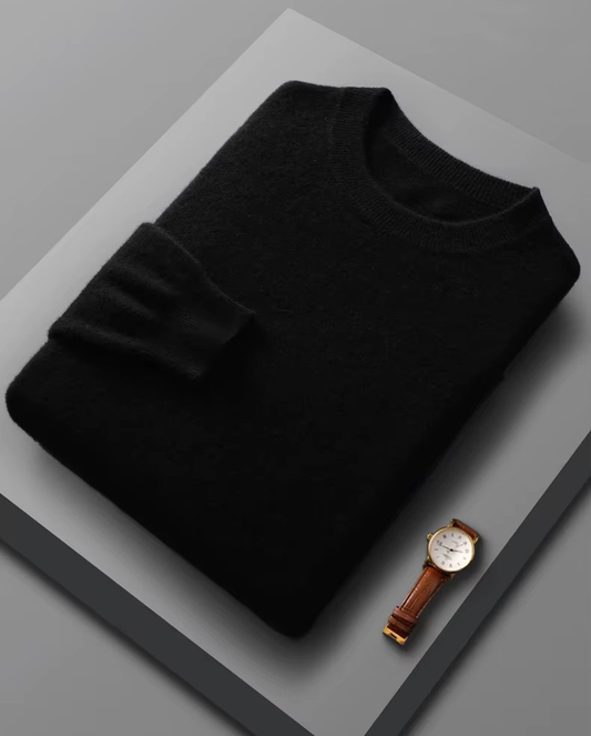 Merino Wool Rundhals-Pullover