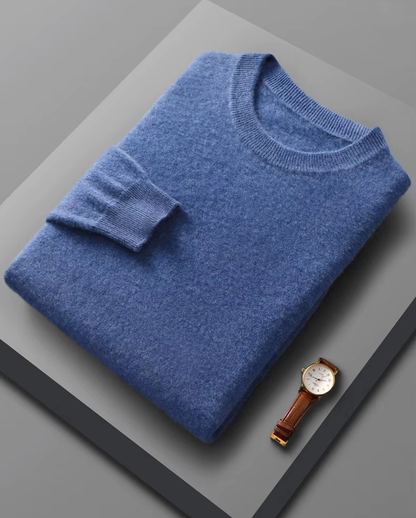 Merino Wool Rundhals-Pullover