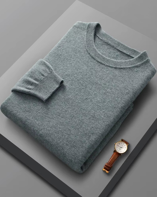 Merino Wool Rundhals-Pullover