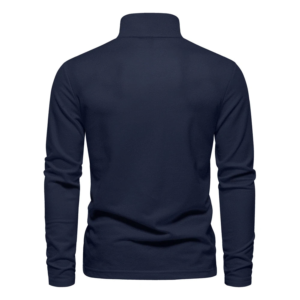 Casual Long Sleeved Polo Shirt