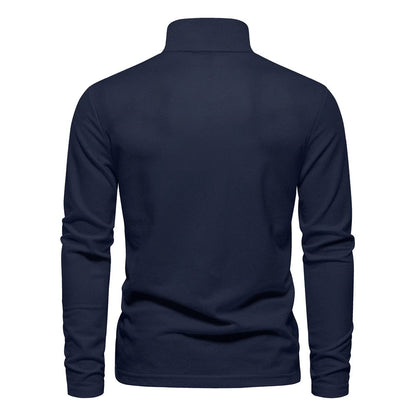 Casual Long Sleeved Polo Shirt