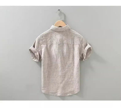 Short Sleeved Linen Shirt
