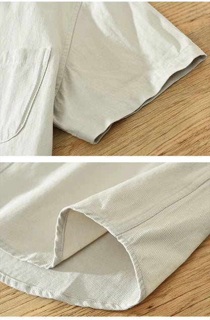 Short Sleeved Cotton Shirt