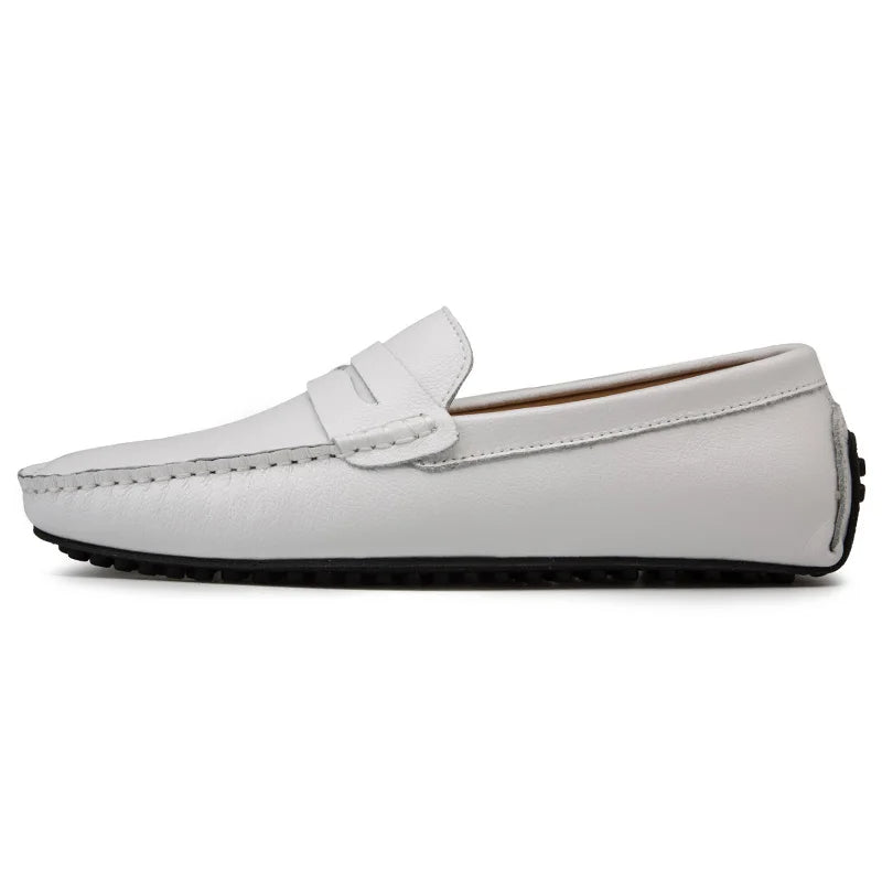 Casual Leather Summer Loafers