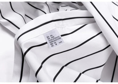 Elegant Striped Cotton Shirt