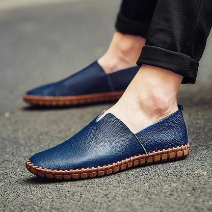 Breathable Leather Loafers