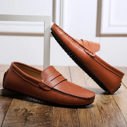 Casual Leather Summer Loafers