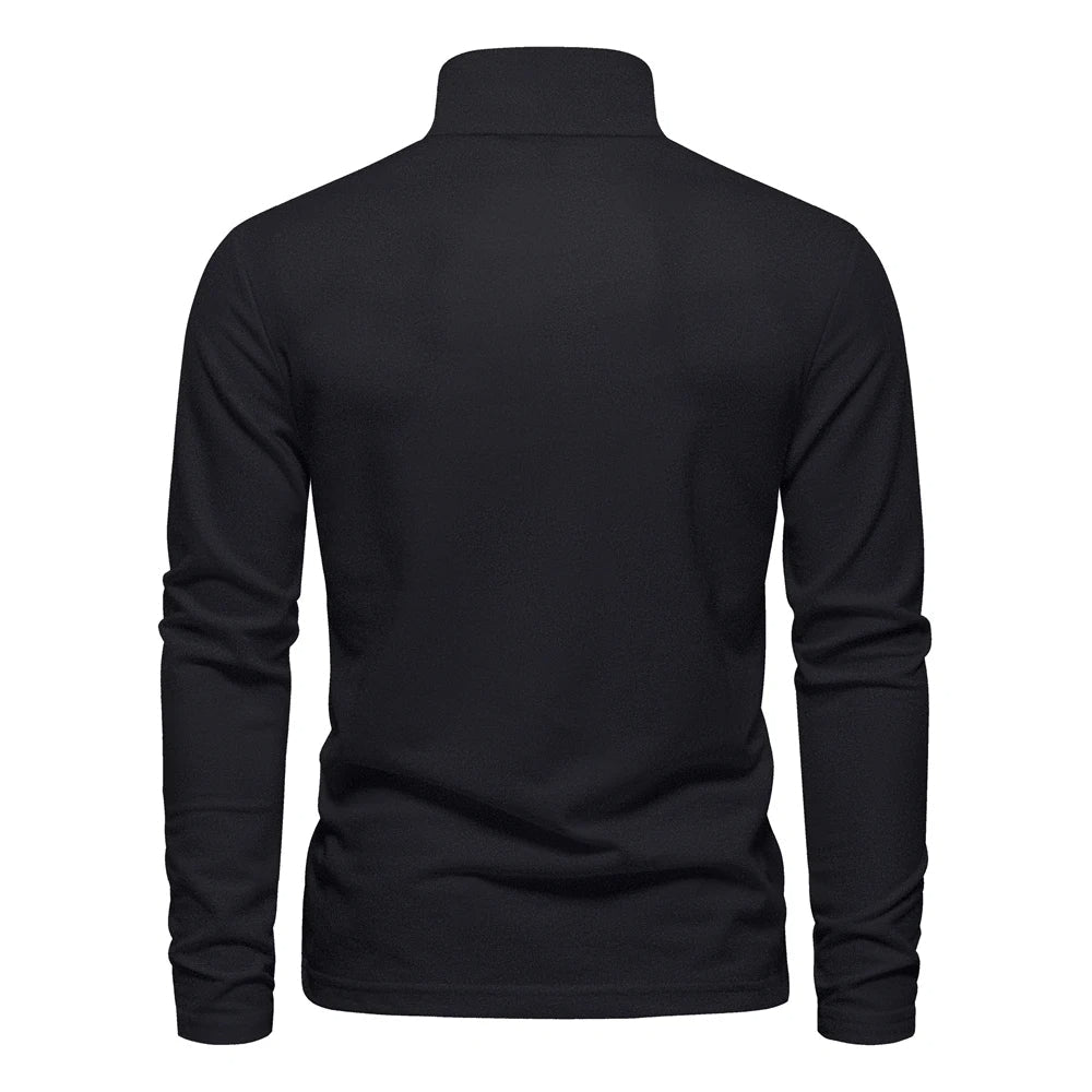 Casual Long Sleeved Polo Shirt