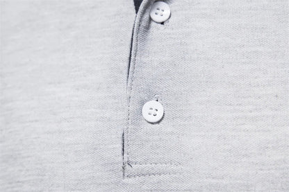 Casual Long Sleeved Polo Shirt