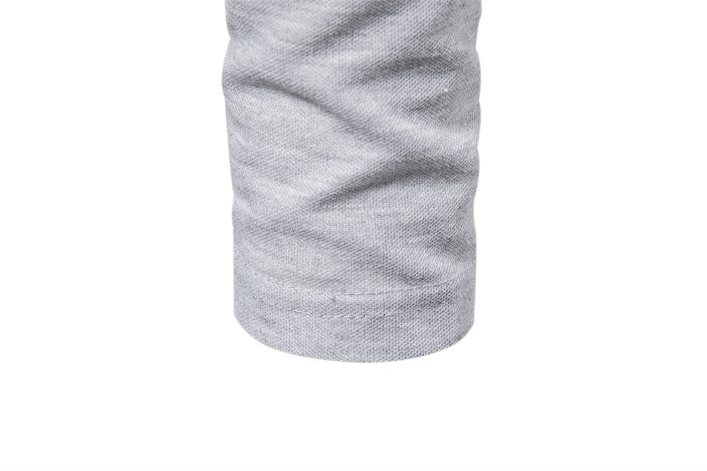 Casual Long Sleeved Polo Shirt