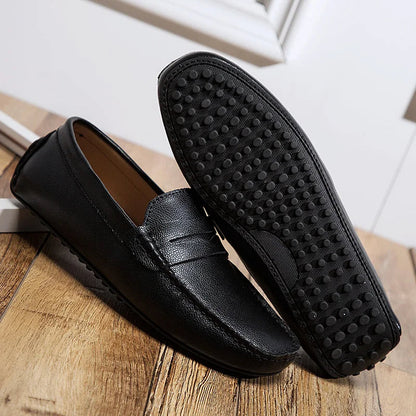 Casual Leather Summer Loafers