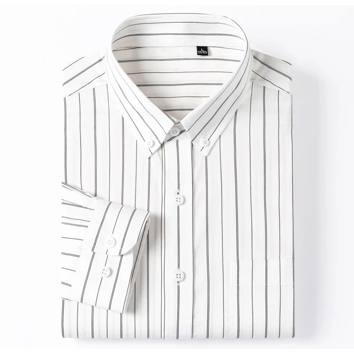 Elegant Striped Cotton Shirt