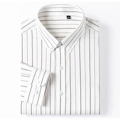 Elegant Striped Cotton Shirt