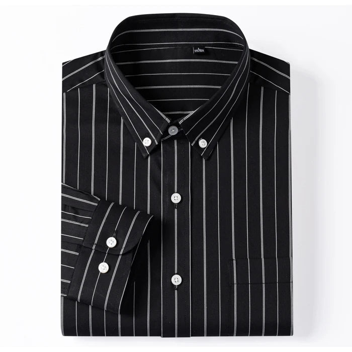 Elegant Striped Cotton Shirt