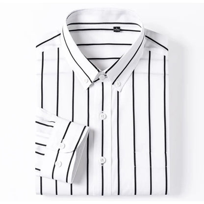 Elegant Striped Cotton Shirt