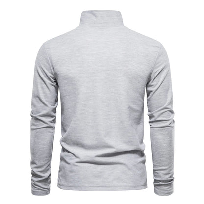 Casual Long Sleeved Polo Shirt