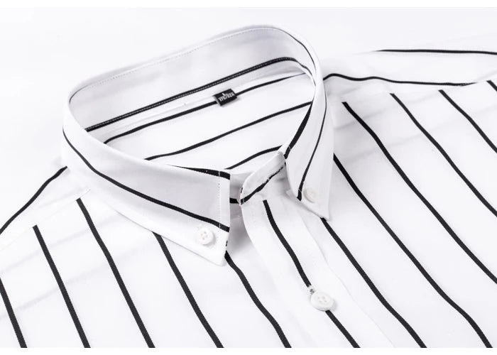 Elegant Striped Cotton Shirt