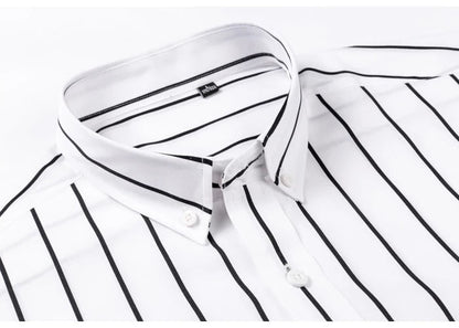 Elegant Striped Cotton Shirt