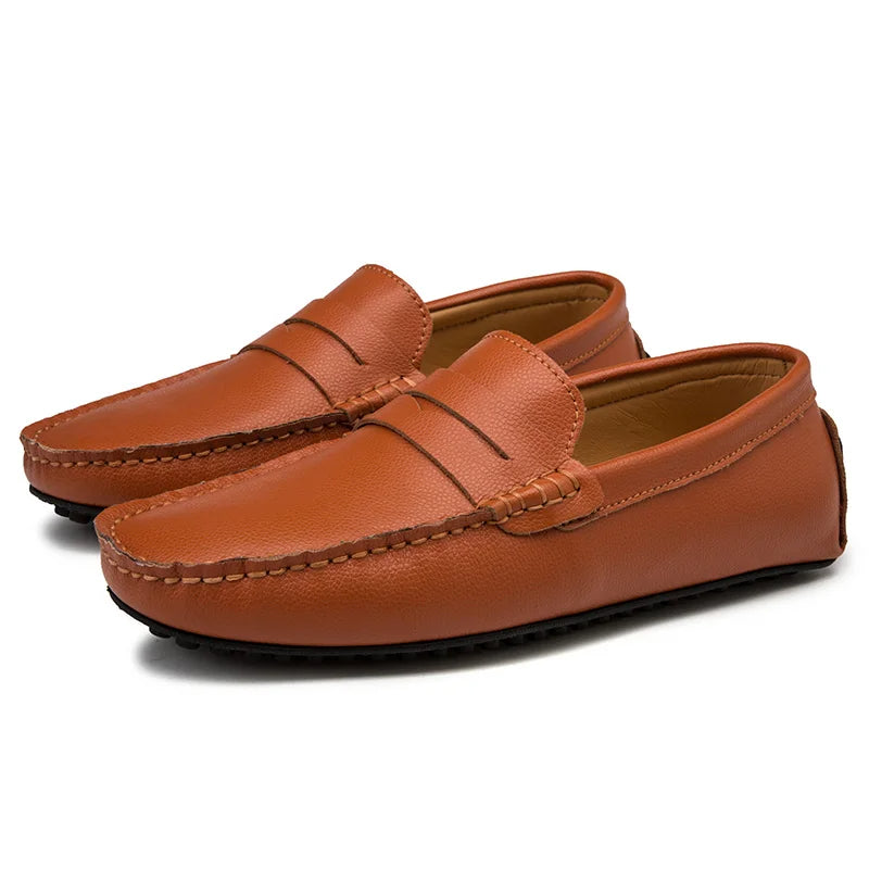 Casual Leather Summer Loafers