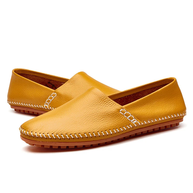 Light Leather Loafers