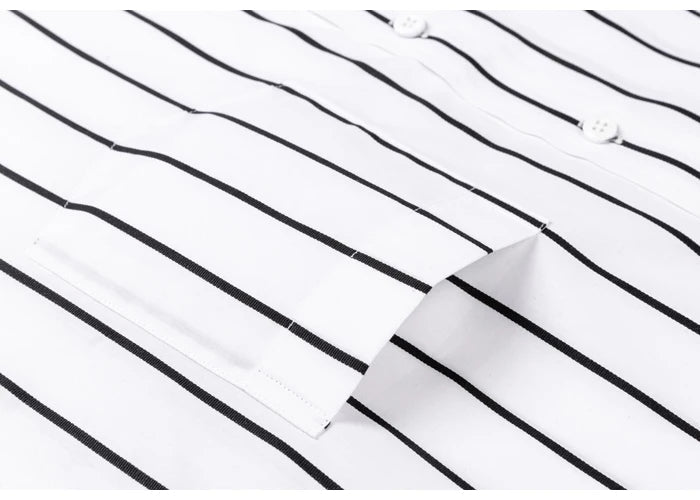 Elegant Striped Cotton Shirt