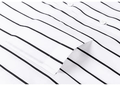 Elegant Striped Cotton Shirt