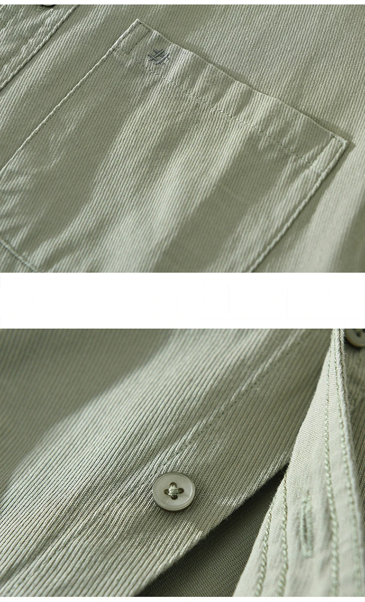 Short Sleeved Cotton Shirt