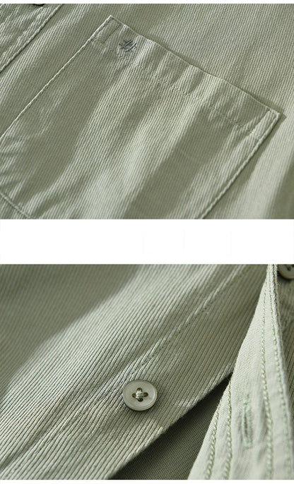 Short Sleeved Cotton Shirt