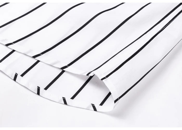 Elegant Striped Cotton Shirt