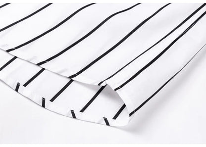 Elegant Striped Cotton Shirt