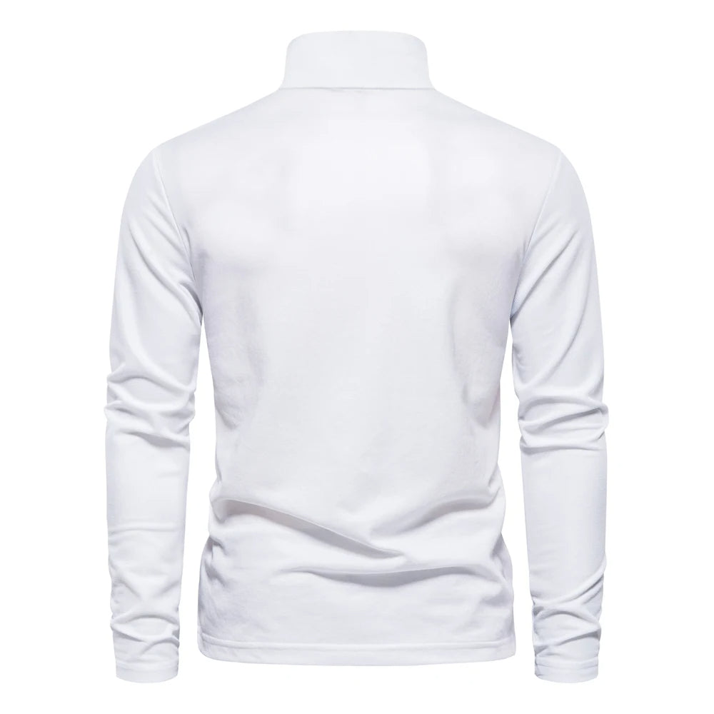 Casual Long Sleeved Polo Shirt