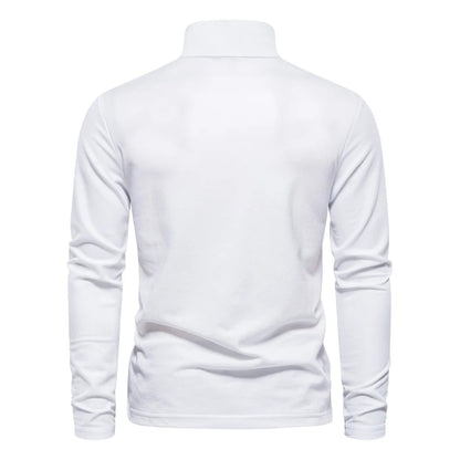 Casual Long Sleeved Polo Shirt