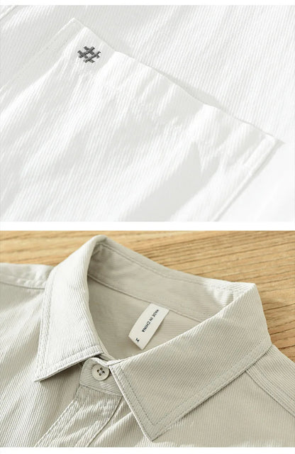 Short Sleeved Cotton Shirt