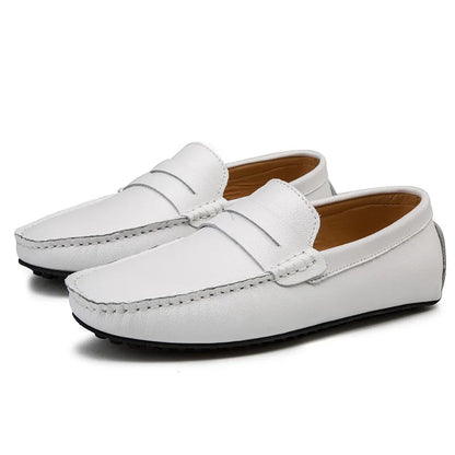 Casual Leather Summer Loafers