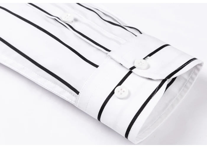 Elegant Striped Cotton Shirt