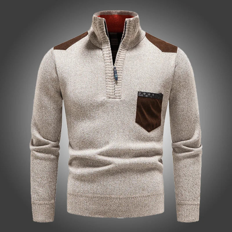 Wool Zip Sweater