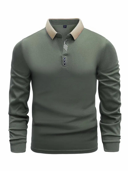 Lightweight Polo Sweater