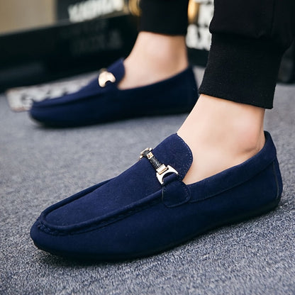 Suede Business Loafers