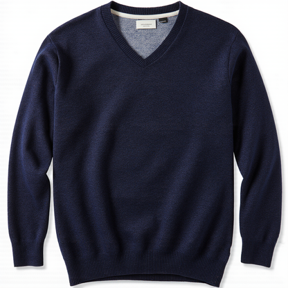 Merino Wool V-Neck Pullover