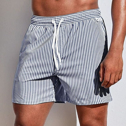 Casual Striped Boardshorts