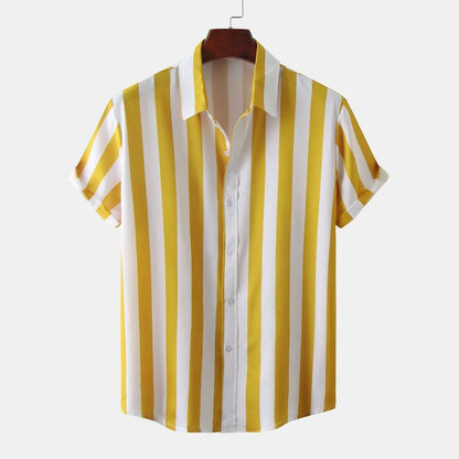Breathable Striped Summer Shirt
