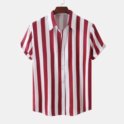 Breathable Striped Summer Shirt