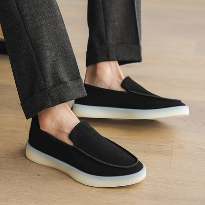 Classic Suede Business Loafers