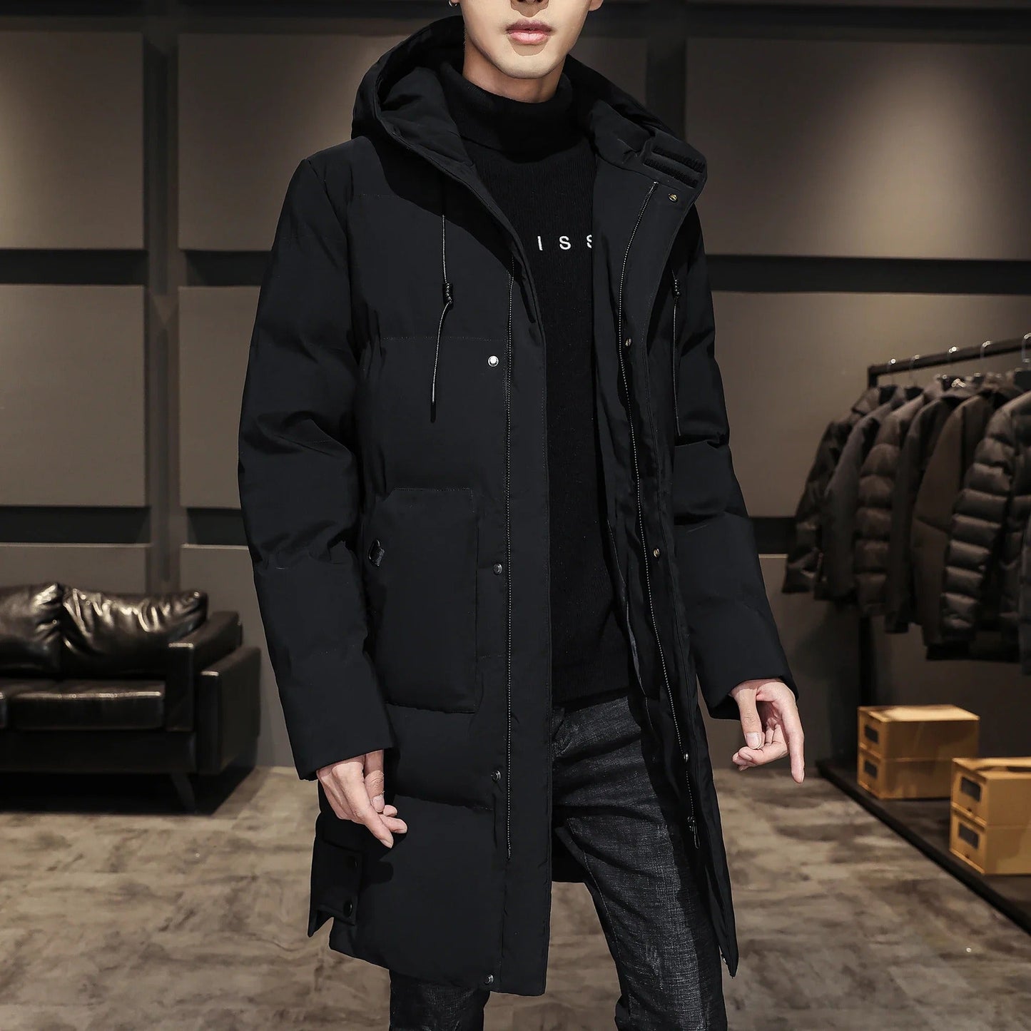 Elegant Long Winter Jacket
